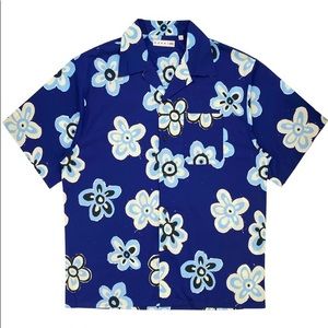 Floral Blue Women's Top